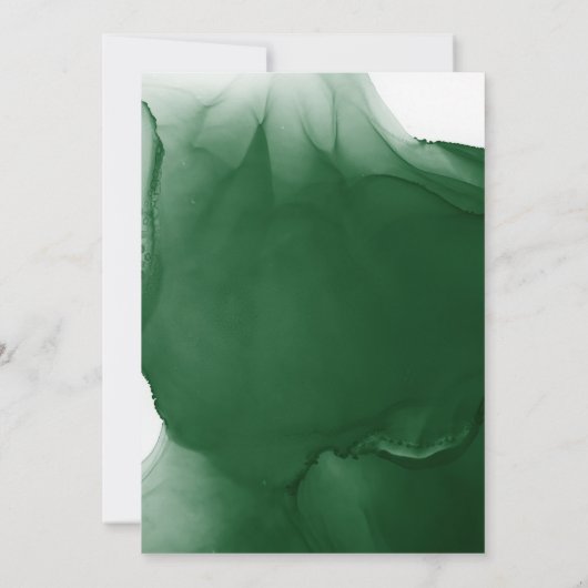 レトロビブとアルコールインククリスマしゃれているスパーティー 招待状 (裏面)