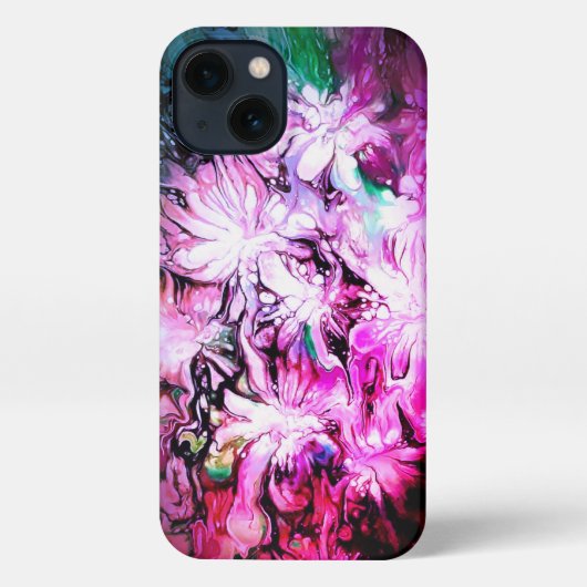 レトロビブカラフルスの電話事例 iPhoneケース (裏面)