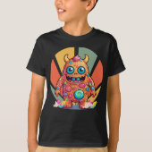レトロビベキャンディーモンスター Tシャツ (正面)