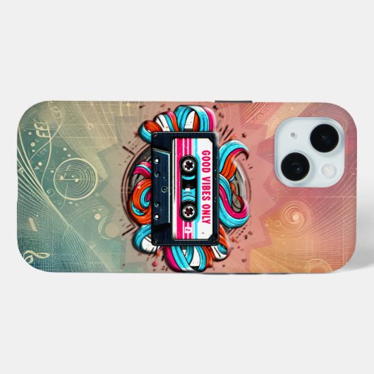 レトロビベス Case-Mate iPhoneケース (裏面 (横))