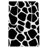 レトロビベ素朴ー牛隠しアニマルプリントパターン ミディアムペーパーバッグ (裏面)