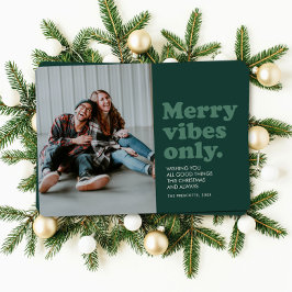 レトロビメリーブスオンリーおもしろいグリーン写真 シーズンカード