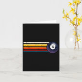 レトロビリヤードLl 8プールテーブルスヌーカーピラミー カード (黄色い花)