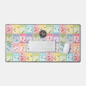 レトロビンゴ デスクマット (キーボード&マウス)