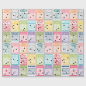 レトロビンゴ ラッピングペーパー (フラット)