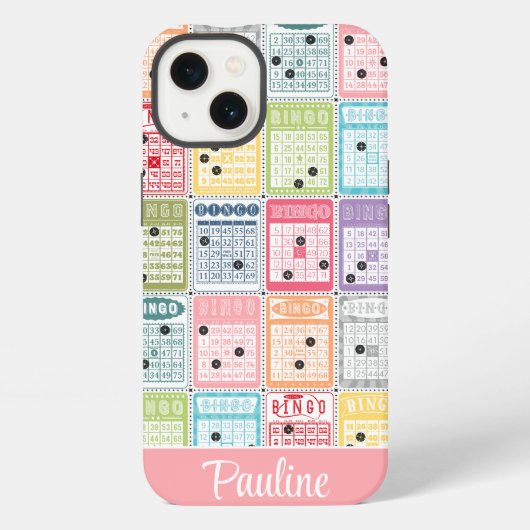 レトロビンゴ iPhoneケース (裏面)