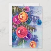 レトロビンテージクリスマスカードの追加 シーズンカード (正面)