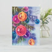 レトロビンテージクリスマスカードの追加 シーズンカード (スタンド正面)