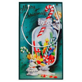 レトロビンテージクリスマスキャンディエンゼルス スモールペーパーバッグ (裏面)