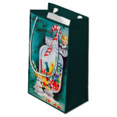 レトロビンテージクリスマスキャンディエンゼルス スモールペーパーバッグ (裏面アングル)