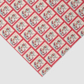 レトロビンテージクリスマスサンタタイルパーティー  薄葉紙 (詳細)