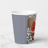 レトロビンテージクリスマスサンタトナイダーホリデー  紙コップ (右)