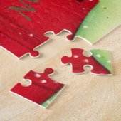 レトロビンテージクリスマスサンタホリデー  ジグソーパズル (側面)