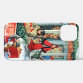 レトロビンテージクリスマスショッピング Case-Mate iPhoneケース (裏面 (横))