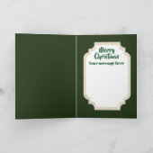 レトロビンテージクリスマストインデナー追加メッセージカード シーズンカード (内部)