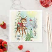 レトロビンテージクリスマスホリデーディアーパーティー (インサイチュ)