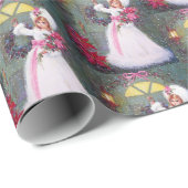 レトロビンテージクリスマスレディパーティー ラッピングペーパー (ロールコーナー)