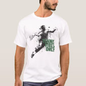 レトロビンテージテニスビブス Tシャツ (正面)
