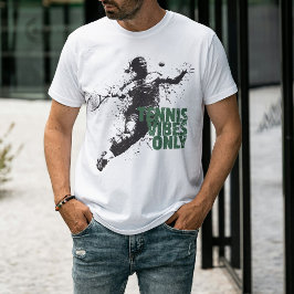 レトロビンテージテニスビブス Tシャツ