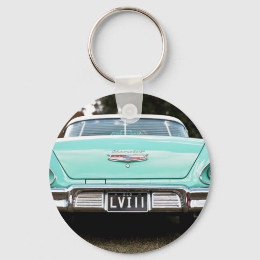 レトロビンテージ車 キーホルダー (正面)
