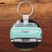 レトロビンテージ車 キーホルダー (正面)