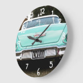 レトロビンテージ車 ラージ壁時計 (傾斜)