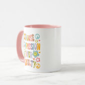 レトロビーガン マグカップ (正面左)