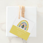 レトロビーキーパーハニービーレインボーカラーブロック フェイバータグ (インサイチュ)