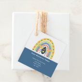 レトロビーキーパーハニービーレインボーカラーブロック フェイバータグ (インサイチュ)