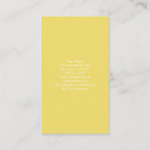 レトロビーキーパーハニービーレインボーカラーブロック 名刺 (裏面)