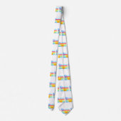 レトロビーチアルバサンセット ネクタイ (裏面)