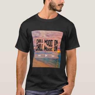 レトロビーチアートでリラックスムードを Tシャツ