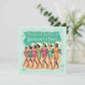 レトロビーチウィークエンドゲタウェイバチェロレッテ 招待状 (スタンド正面)