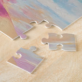 レトロビーチガールとフローラサングラス ジグソーパズル (側面)