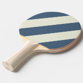 レトロビーチクはっきりしたブストライプの 卓球ラケット (正面アングル)