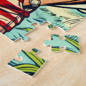 レトロビーチサーフ漫画 ジグソーパズル (側面)