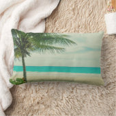 レトロビーチテーマ ランバークッション (ブランケット)
