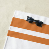 レトロビーチバチェロレッテカスタムブリデスメイドギフト ビーチタオル (インサイチュ)