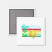 レトロビーチプンタカナマルガリータ マグネット (正面/裏面)