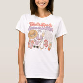 レトロビーチ花嫁 Shells+Sips+Soon-to-BeMrs Tシャツ (正面)
