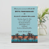 レトロビーチ50周年パーティの招待状 招待状 (スタンド正面)