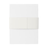 レトロビーチ |アイボリー招待状用帯 招待状ベリーバンド (裏面例)