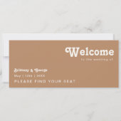 レトロビーチ |チャートヘッダー(茶) (裏面)