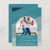 レトロビーチVibeの結婚文房具の写真 ポストカード (正面/裏面)