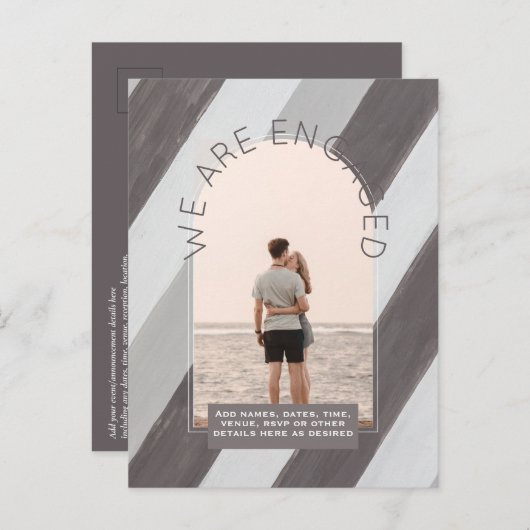 レトロビーチVibeの結婚文房具の写真 ポストカード (正面/裏面)