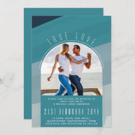 レトロビーチVibeの結婚文房具の写真 招待状