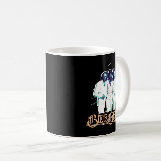 レトロビーティーズジーズ漫画ファンギフト コーヒーマグカップ (正面右)