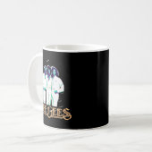 レトロビーティーズジーズ漫画ファンギフト コーヒーマグカップ (正面左)
