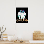 レトロビーティーズジーズ漫画ファンギフト ポスター (キッチン)