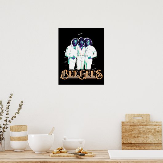 レトロビーティーズジーズ漫画ファンギフト ポスター (キッチン)